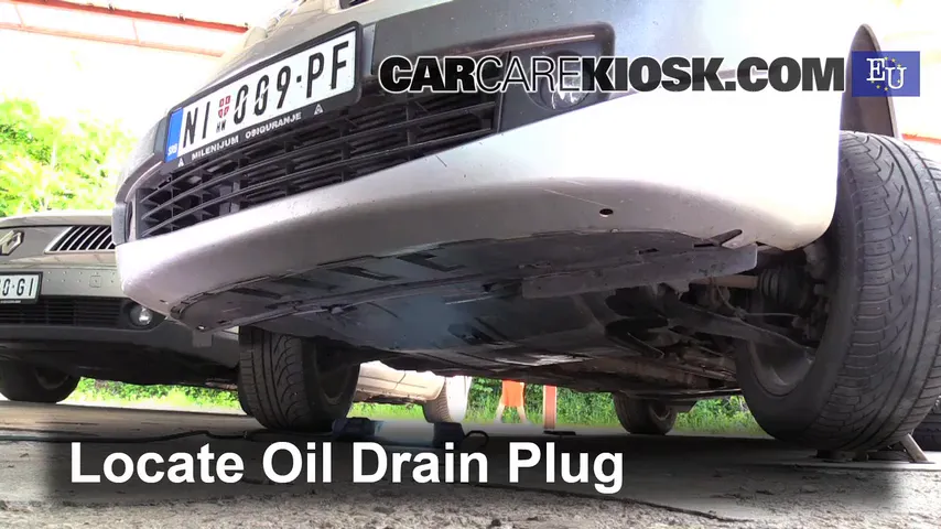 2003 Renault Megane Authentique 1.5L 4 Cyl. Turbo Diesel Oil Change Oil and Oil Filter